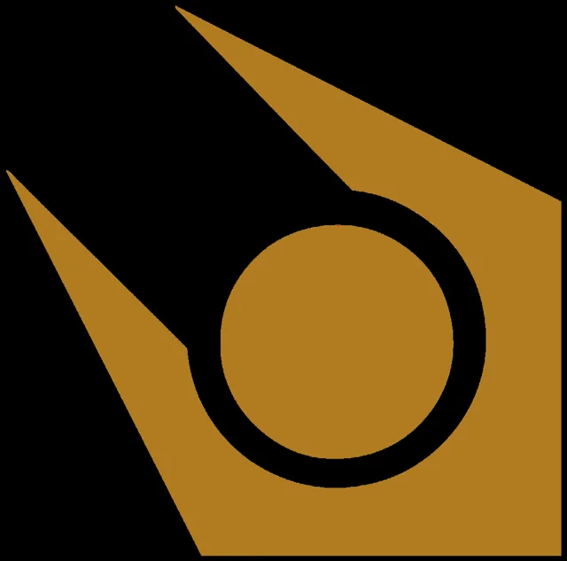 Amber Combine emblem on black